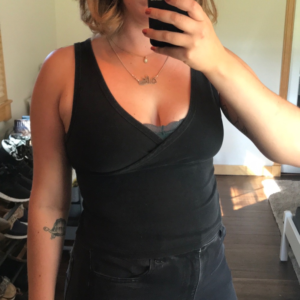 Cross Front Crop Top